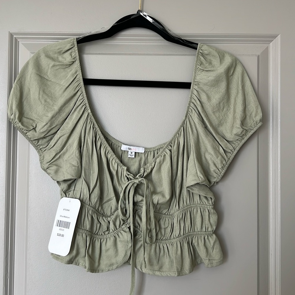 Ruffle crop top